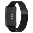 For Huawei Band 10 / 9 / 8 xDfind Milanese Metal Watch Band(Black) - 2