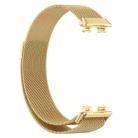 For Huawei Band 10 / 9 / 8 xDfind Milanese Metal Watch Band(Gold) - 3