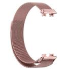 For Huawei Band 10 / 9 / 8 xDfind Milanese Metal Watch Band(Rose Pink) - 3