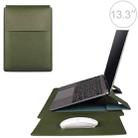 PU05 Sleeve Leather Case Carrying Bag for 13.3 inch Laptop(Green) - 1