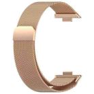 For Huawei Watch Fit3 xDfind Milanese Metal Watch Band(Rose Gold) - 3