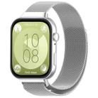 For Huawei Watch Fit3 xDfind Milanese Metal Watch Band(Silver) - 1