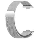 For Huawei Watch Fit3 xDfind Milanese Metal Watch Band(Silver) - 3