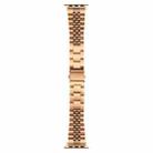 For Apple Watch 46mm / 49mm / 45mm / 44mm Quick Release Five-bead Metal Watch Band(Rose Gold) - 2