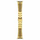 For Apple Watch 42mm / 41mm / 40mm / 38mm Quick Release Five-bead Metal Watch Band(Gold) - 2