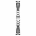For Apple Watch 42mm / 41mm / 40mm / 38mm Quick Release Five-bead Metal Watch Band(Silver) - 2