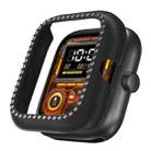 For vivo Watch GT Diamond Half Coverage Hollow PC Watch Protective Case(Black) - 1