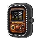For vivo Watch GT Diamond Half Coverage Hollow PC Watch Protective Case(Black) - 2