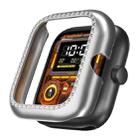 For vivo Watch GT Diamond Half Coverage Hollow PC Watch Protective Case(Silver) - 1