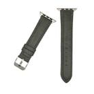 For Apple Watch 42mm / 41mm / 40mm / 38mm xDfind Crazy Horse Texture Leather Watch Band(Green) - 1