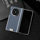 For Huawei Mate X3 / X5 Kevlar Carbon Fiber Spring Axis Nameplate Shockproof Phone Case(Blue) - 2