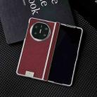 For Huawei Mate X3 / X5 Kevlar Carbon Fiber Spring Axis Nameplate Shockproof Phone Case(Red) - 2