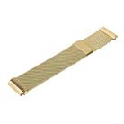 20mm xDfind Milanese Stainless Steel Watch Band(Gold) - 2