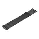 22mm xDfind Milanese Stainless Steel Watch Band(Black) - 2