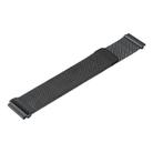 14mm xDfind Milanese Stainless Steel Watch Band for Garmin Lily 2(Black) - 2
