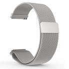 18mm xDfind Milanese Stainless Steel Watch Band(Silver) - 1