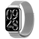 For Xiaomi Smart Band 9 Pro / 8 Pro xDfind Milan Magnetic Steel Mesh Watch Band(Silver) - 1