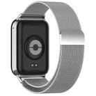 For Xiaomi Smart Band 9 Pro / 8 Pro xDfind Milan Magnetic Steel Mesh Watch Band(Silver) - 2