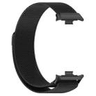 For Xiaomi Smart Band 9 Pro / 8 Pro xDfind Milan Magnetic Steel Mesh Watch Band(Black) - 3