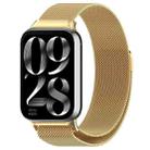 For Xiaomi Smart Band 9 Pro / 8 Pro xDfind Milan Magnetic Steel Mesh Watch Band(Gold) - 1