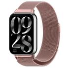 For Xiaomi Smart Band 9 Pro / 8 Pro xDfind Milan Magnetic Steel Mesh Watch Band(Pink) - 1