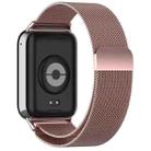 For Xiaomi Smart Band 9 Pro / 8 Pro xDfind Milan Magnetic Steel Mesh Watch Band(Pink) - 2