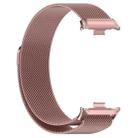 For Xiaomi Smart Band 9 Pro / 8 Pro xDfind Milan Magnetic Steel Mesh Watch Band(Pink) - 3