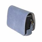 For Canon G7 X Mark III / G7X3 Retro Litchi Texture Leather Full Body Camera Case Bag with Strap(Blue) - 3