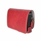 For Canon G7 X Mark III / G7X3 Retro Litchi Texture Leather Full Body Camera Case Bag with Strap(Red) - 3