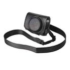 For Canon G7 X Mark III / G7X3 Retro Litchi Texture Leather Full Body Camera Case Bag with Strap(Black) - 1