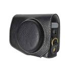 For Canon G7 X Mark III / G7X3 Retro Litchi Texture Leather Full Body Camera Case Bag with Strap(Black) - 2