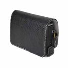 For Canon G7 X Mark III / G7X3 Retro Litchi Texture Leather Full Body Camera Case Bag with Strap(Black) - 3