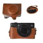 For Canon PowerShot SX740 HS Retro Litchi Texture Leather Full Body Camera Case Bag with Strap(Coffee) - 2