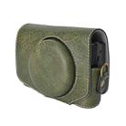 For Canon PowerShot SX740 HS Retro Litchi Texture Leather Full Body Camera Case Bag with Strap(Green) - 3