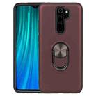 For Xiaomi Redmi 9 360 Degree Rotating Multifunctional Stent PC+TPU Case with Magnetic Invisible Holder(Jujube Red) - 1