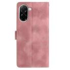 For Redmi A5 4G 173.3mm Skin Feel Embossed Feather Leather Phone Case(Pink) - 3