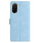 For Redmi A5 4G 173.3mm Skin Feel Embossed Feather Leather Phone Case(Light Blue) - 3