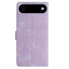 For iPhone 17 Air Skin Feel Embossed Feather Leather Phone Case(Purple) - 3