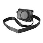 For Canon G7 X Mark III / G7X3 Retro Pull Up Leather Full Body Camera Case Bag with Strap(Black) - 1