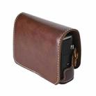 For Canon G7 X Mark III / G7X3 Retro Pull Up Leather Full Body Camera Case Bag with Strap(Coffee) - 3