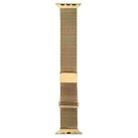 For Apple Watch 42mm / 41mm / 40mm / 38mm Double-section Magnetic Milanese Steel Watch Band(Gold) - 3