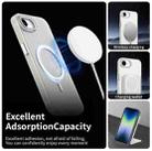 For iPhone 16e Candy Diamond Magsafe Frosted PC Hybrid TPU Phone Case(White) - 3