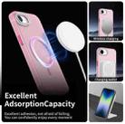 For iPhone 16e Candy Diamond Magsafe Frosted PC Hybrid TPU Phone Case(Red) - 3