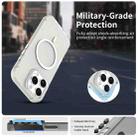 For iPhone 16 Pro Candy Diamond Magsafe Frosted PC Hybrid TPU Phone Case(White) - 2
