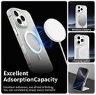 For iPhone 16 Pro Candy Diamond Magsafe Frosted PC Hybrid TPU Phone Case(White) - 3