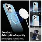 For iPhone 16 Pro Candy Diamond Magsafe Frosted PC Hybrid TPU Phone Case(Blue) - 3