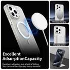 For iPhone 15 Pro Candy Diamond Magsafe Frosted PC Hybrid TPU Phone Case(White) - 3