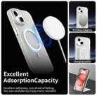 For iPhone 15 Plus Candy Diamond Magsafe Frosted PC Hybrid TPU Phone Case(White) - 3