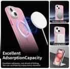For iPhone 15 Plus Candy Diamond Magsafe Frosted PC Hybrid TPU Phone Case(Red) - 3