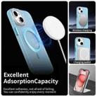 For iPhone 15 Plus Candy Diamond Magsafe Frosted PC Hybrid TPU Phone Case(Blue) - 3